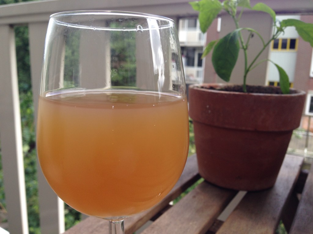 Halfzoete perencider met een lichte bubbel