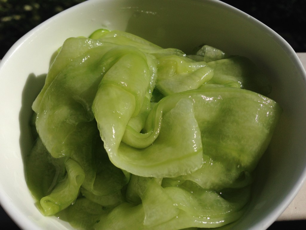 Zweedse ingelegde komkommer